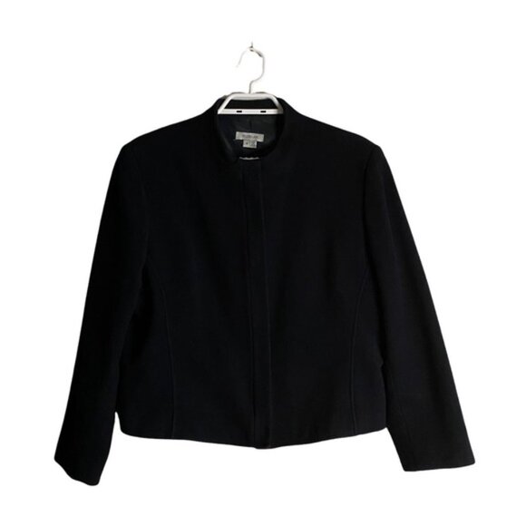 Studio Jax Women’s Navy Wool Blend Coat - Picture 1 of 8